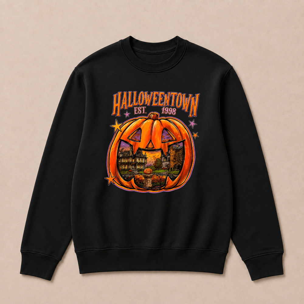 Custom Your Year Vintage-Style Halloween EST.Year Sweatshirts