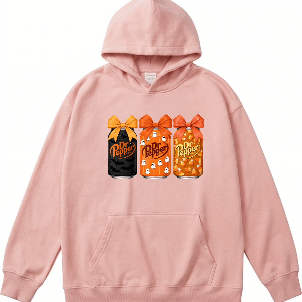 Dr Pepper Vintage-Style Halloween Hoodie