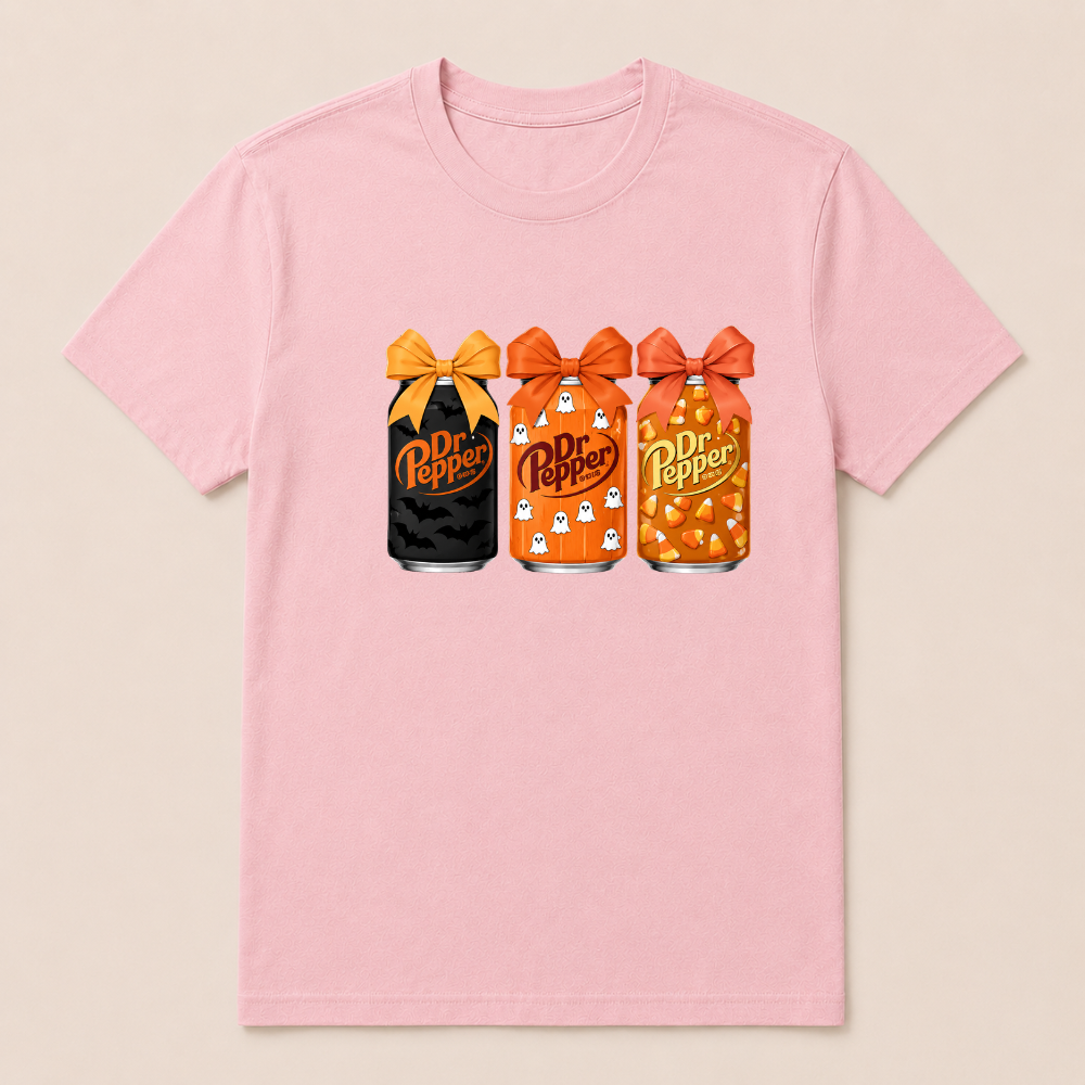Dr Pepper Vintage-Style Halloween T-shirt