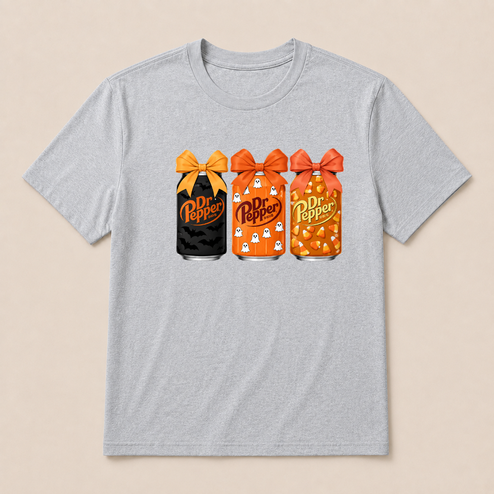 Dr Pepper Vintage-Style Halloween T-shirt