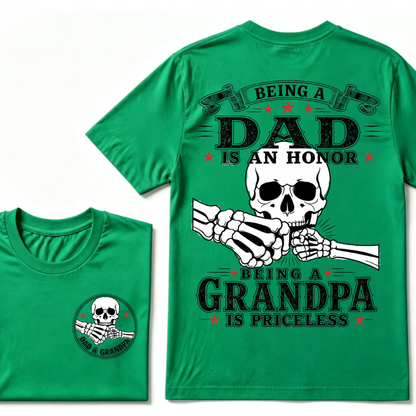 Being Dad Is An Honor Being Papa Is Priceless T-shirt