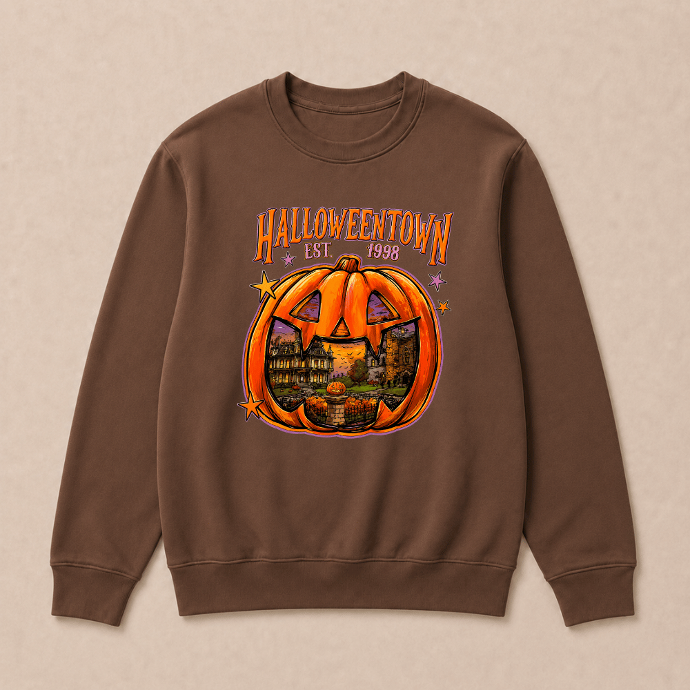 Custom Your Year Vintage-Style Halloween EST.Year Sweatshirts