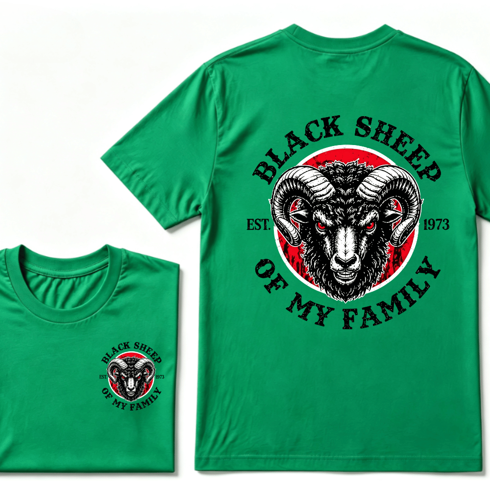 Custom Your Year Black Sheep Of My Family EST.Year T-shirt