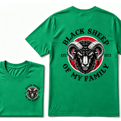Custom Your Year Black Sheep Of My Family EST.Year T-shirt