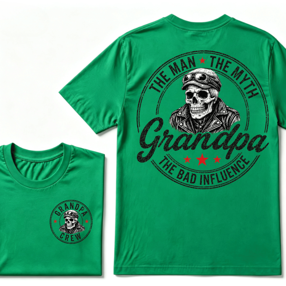 Grandpa The Man The Myth The Bad Influence T-shirt