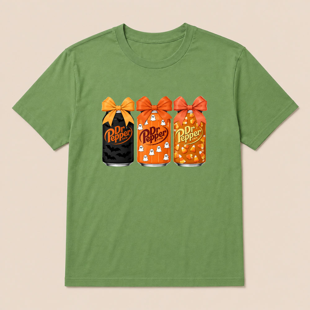 Dr Pepper Vintage-Style Halloween T-shirt