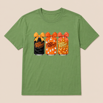 Dr Pepper Vintage-Style Halloween T-shirt