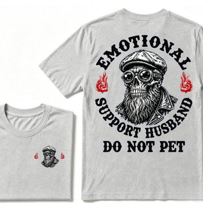 Emotional Support Husband Do Not Pet T-shirt