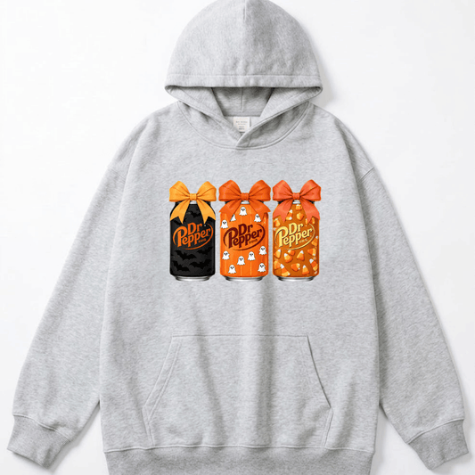 Dr Pepper Vintage-Style Halloween Hoodie