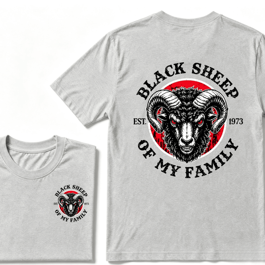 Custom Your Year Black Sheep Of My Family EST.Year T-shirt