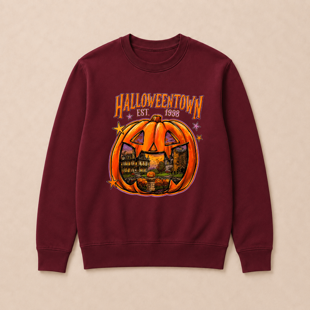 Custom Your Year Vintage-Style Halloween EST.Year Sweatshirts