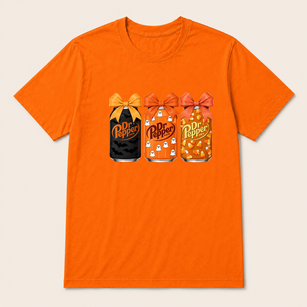 Dr Pepper Vintage-Style Halloween T-shirt