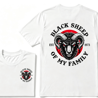 Custom Your Year Black Sheep Of My Family EST.Year T-shirt