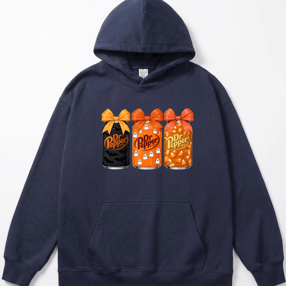 Dr Pepper Vintage-Style Halloween Hoodie