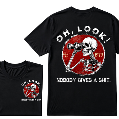 Custom Your Year. Oh Look Nobody Gives A Shit EST.Year T-shirt