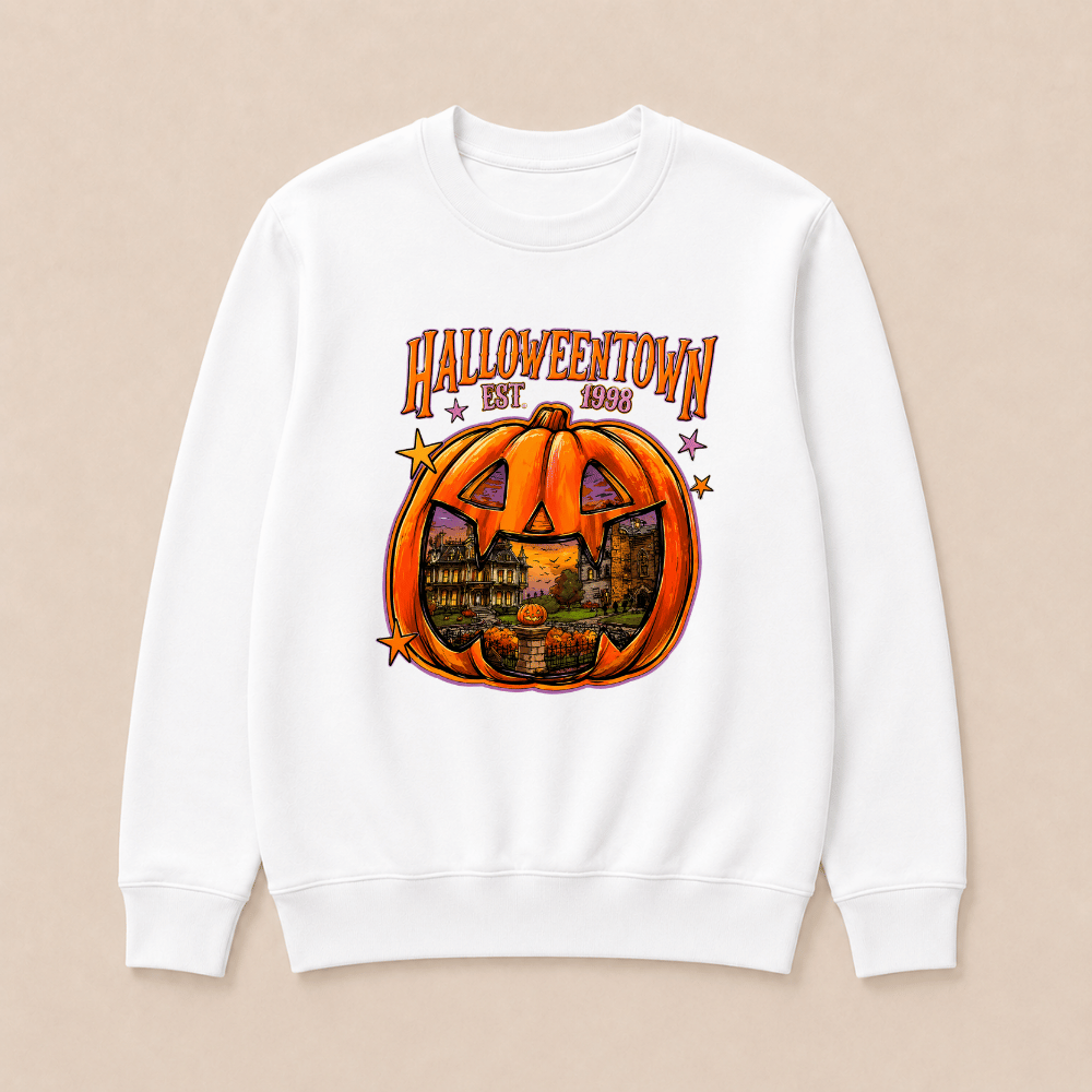 Custom Your Year Vintage-Style Halloween EST.Year Sweatshirts