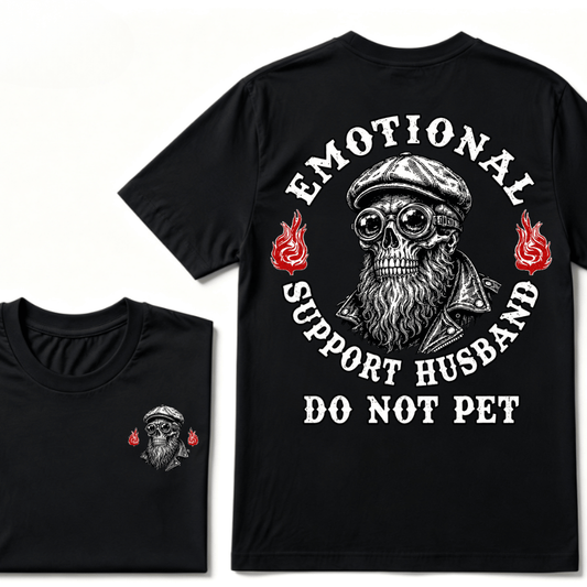 Emotional Support Husband Do Not Pet T-shirt