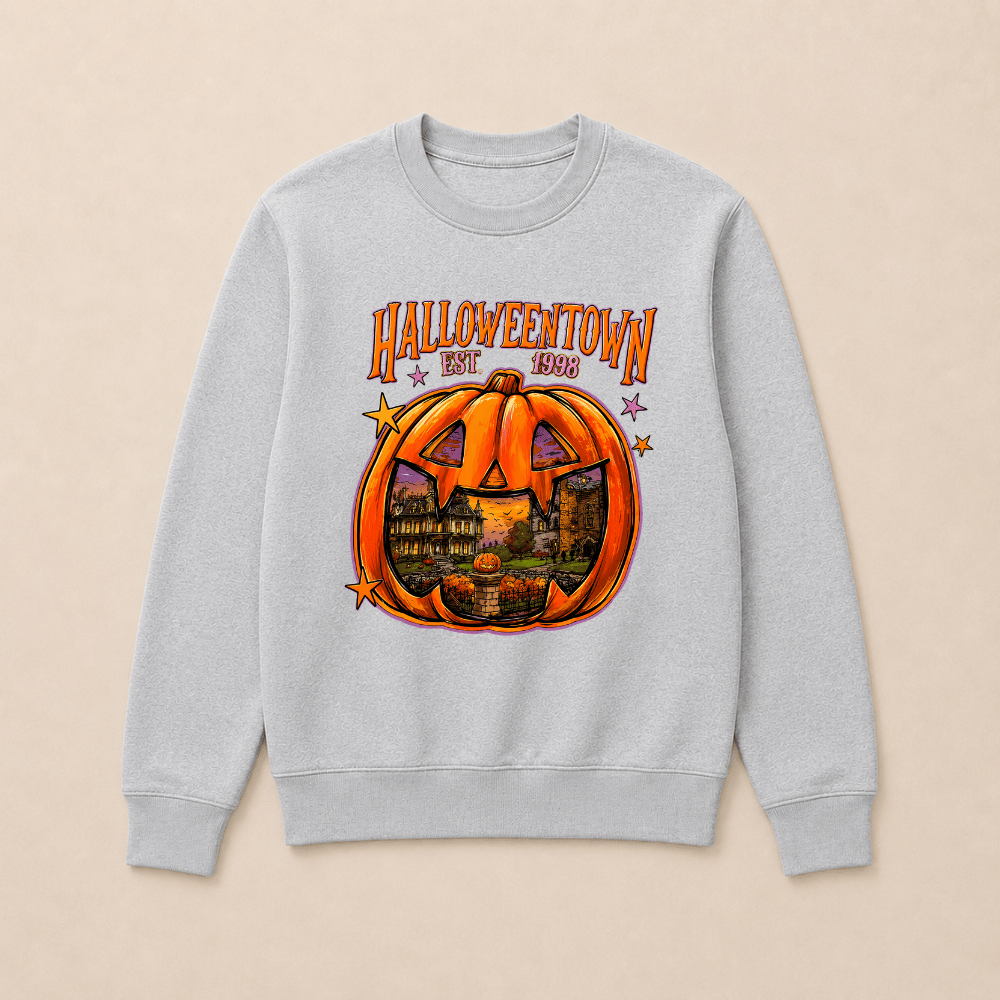 Custom Your Year Vintage-Style Halloween EST.Year Sweatshirts