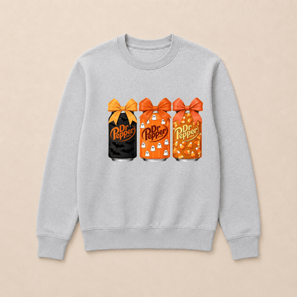 Dr Pepper Vintage-Style Halloween Sweatshirts