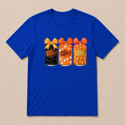 Dr Pepper Vintage-Style Halloween T-shirt