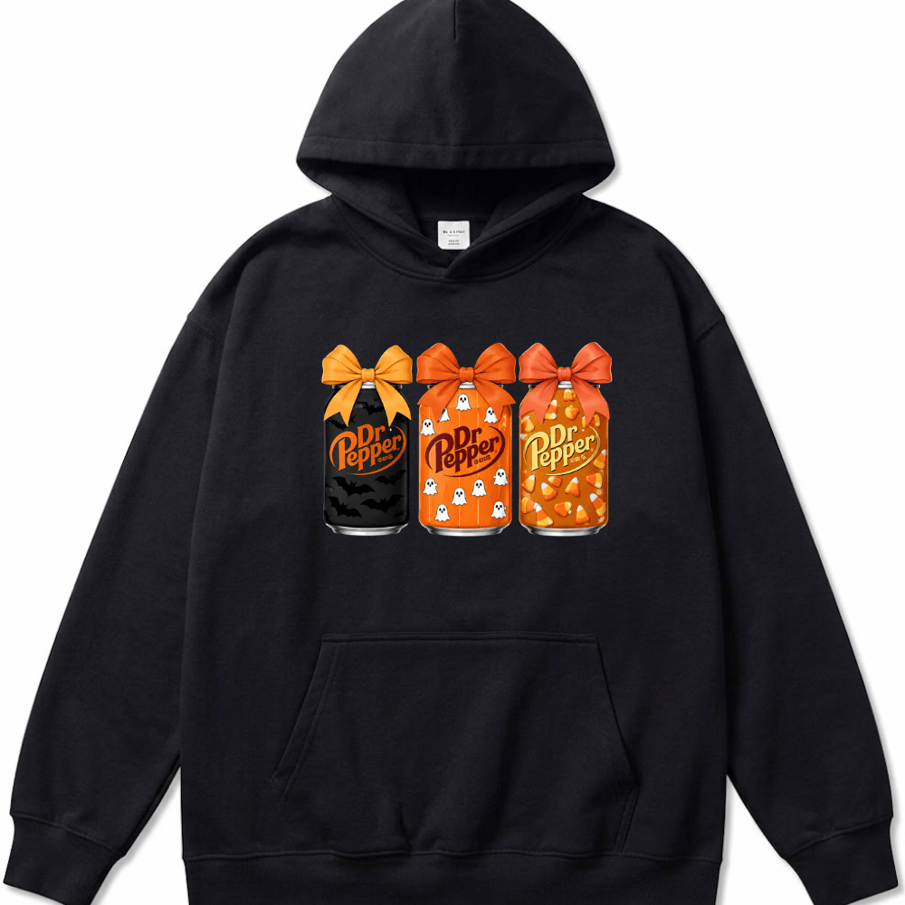 Dr Pepper Vintage-Style Halloween Hoodie