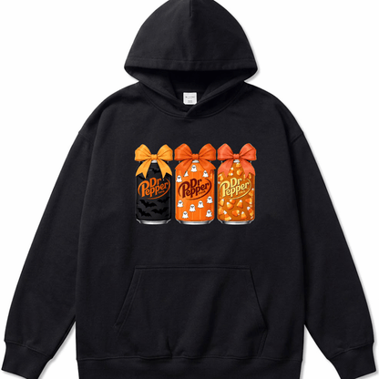 Dr Pepper Vintage-Style Halloween Hoodie
