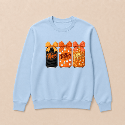 Dr Pepper Vintage-Style Halloween Sweatshirts