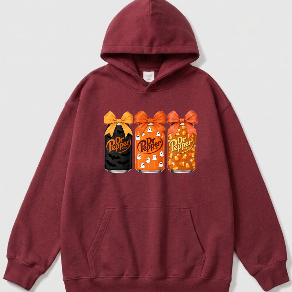 Dr Pepper Vintage-Style Halloween Hoodie