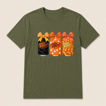 Dr Pepper Vintage-Style Halloween T-shirt