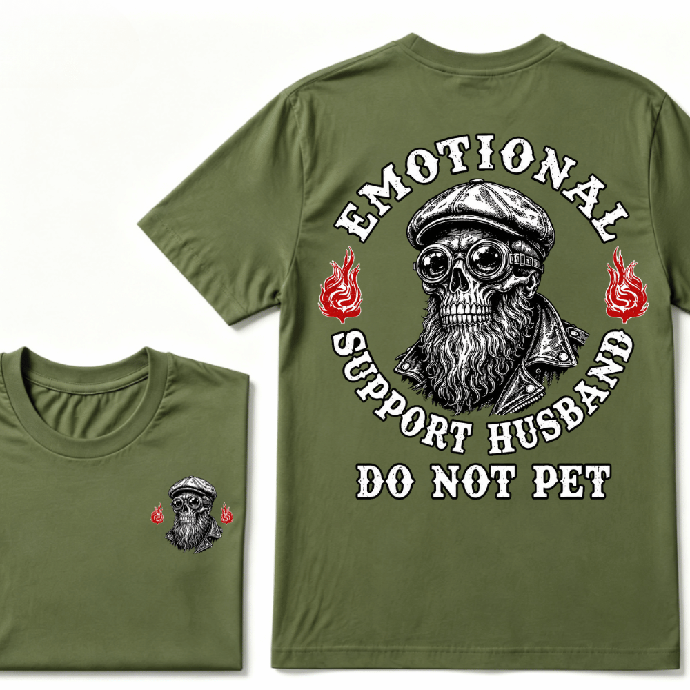 Emotional Support Husband Do Not Pet T-shirt
