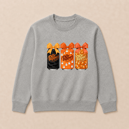 Dr Pepper Vintage-Style Halloween Sweatshirts