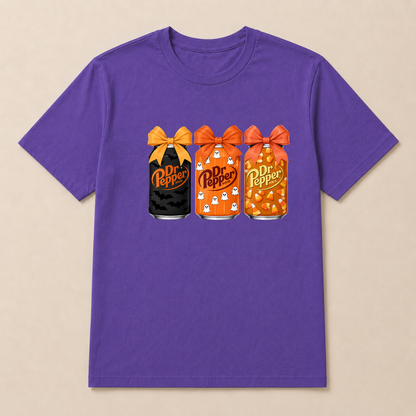 Dr Pepper Vintage-Style Halloween T-shirt