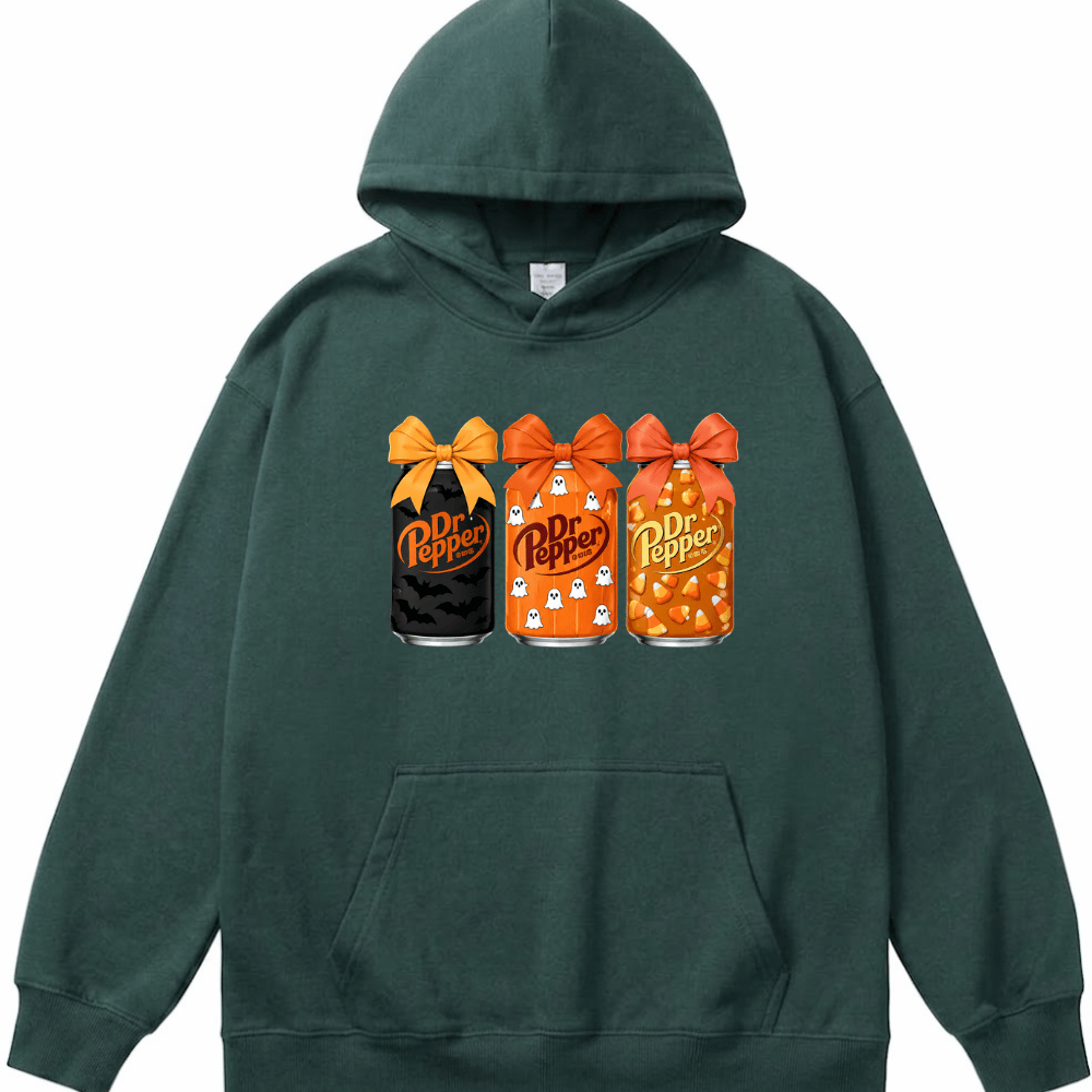 Dr Pepper Vintage-Style Halloween Hoodie