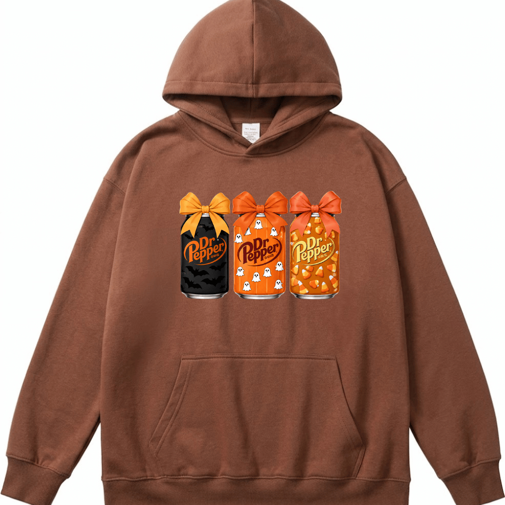 Dr Pepper Vintage-Style Halloween Hoodie