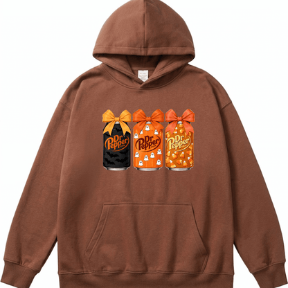 Dr Pepper Vintage-Style Halloween Hoodie