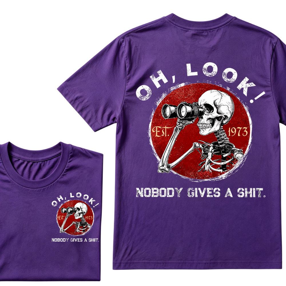 Custom Your Year. Oh Look Nobody Gives A Shit EST.Year T-shirt