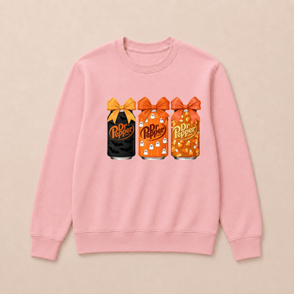 Dr Pepper Vintage-Style Halloween Sweatshirts