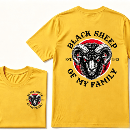 Custom Your Year Black Sheep Of My Family EST.Year T-shirt