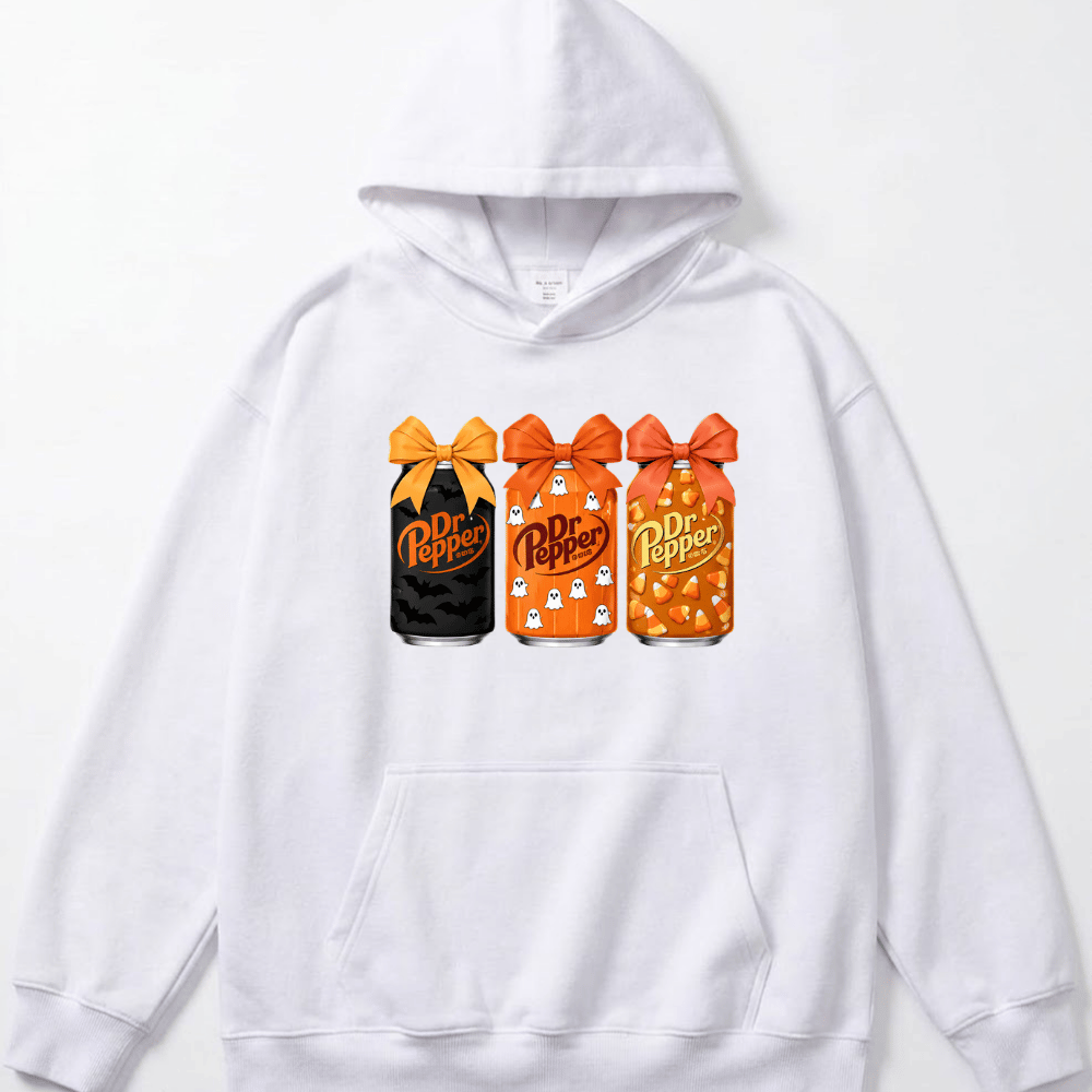 Dr Pepper Vintage-Style Halloween Hoodie