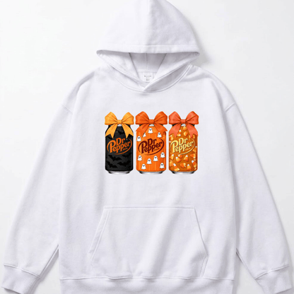 Dr Pepper Vintage-Style Halloween Hoodie