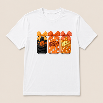 Dr Pepper Vintage-Style Halloween T-shirt