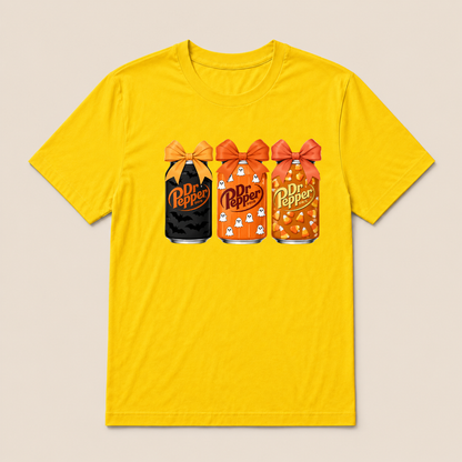 Dr Pepper Vintage-Style Halloween T-shirt