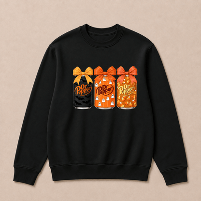 Dr Pepper Vintage-Style Halloween Sweatshirts