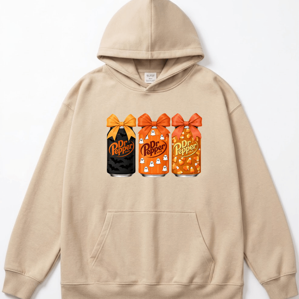 Dr Pepper Vintage-Style Halloween Hoodie