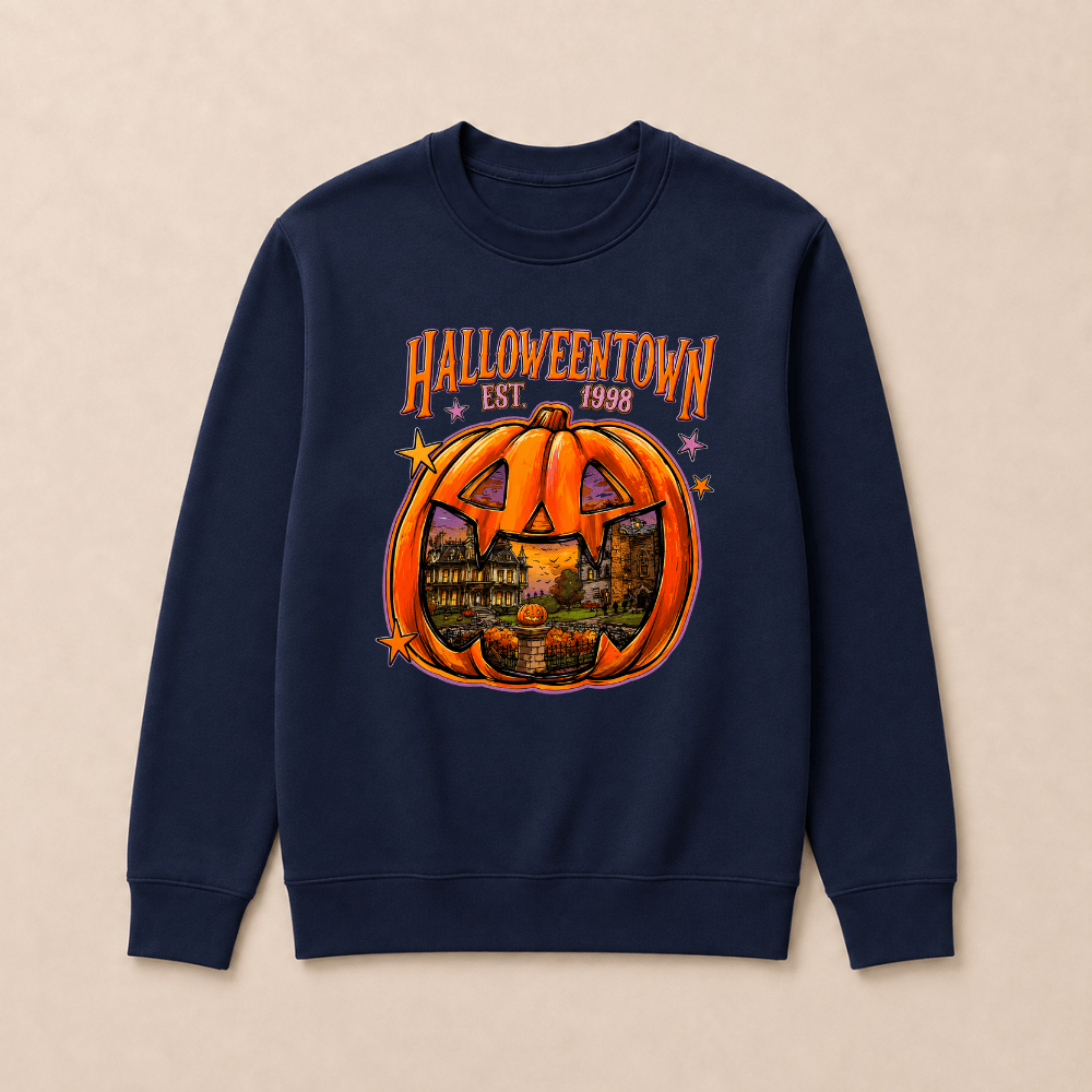 Custom Your Year Vintage-Style Halloween EST.Year Sweatshirts