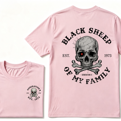 Custom Your Year. Black Sheep Of My Family Generation X EST.Year T-shirt