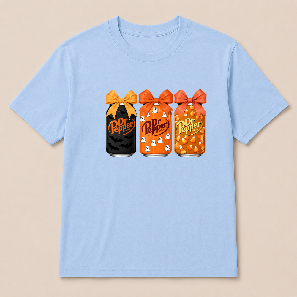Dr Pepper Vintage-Style Halloween T-shirt