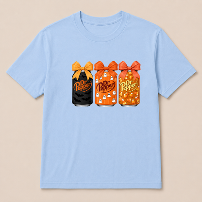 Dr Pepper Vintage-Style Halloween T-shirt