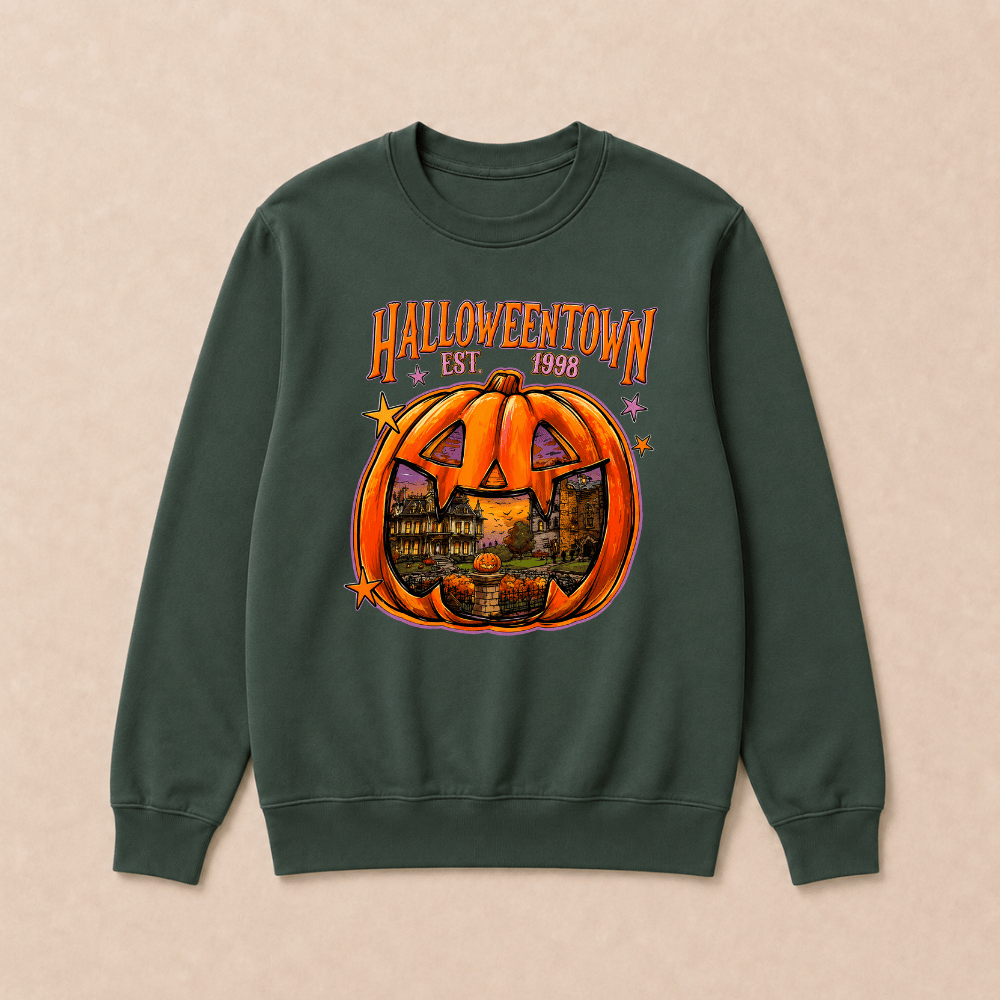 Custom Your Year Vintage-Style Halloween EST.Year Sweatshirts