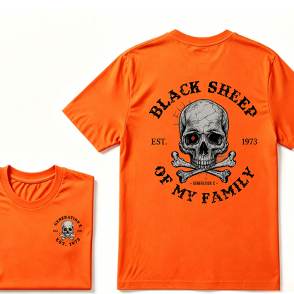 Custom Your Year. Black Sheep Of My Family Generation X EST.Year T-shirt